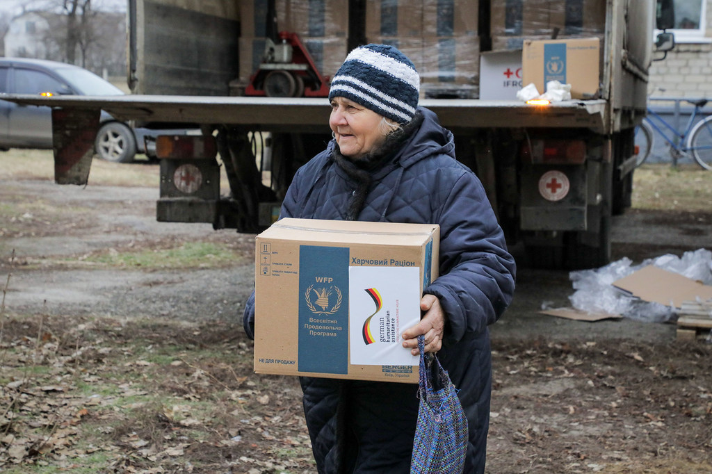 Le PAM distribue chaque mois une aide alimentaire ou en espèces à trois millions de personnes en Ukraine.